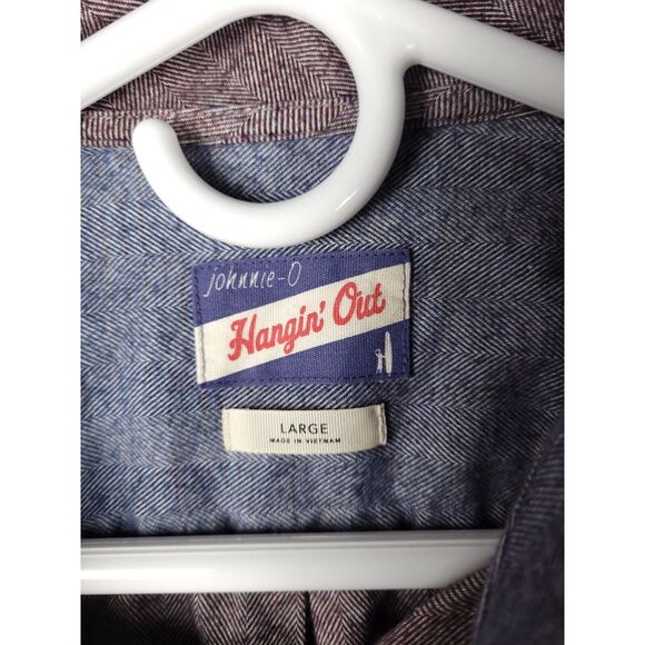 Johnnie-O Button Up Shirt Men's Large Hangin' Out ROSCOE 100% Cotton NWT - Picture 3 of 8